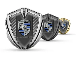 Porsche Badge Logo Custom Disegno Lussuoso Lega